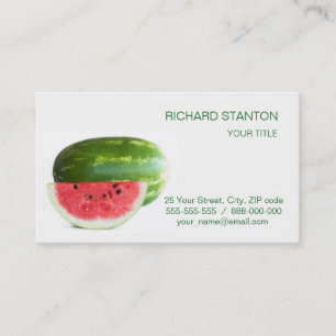 Watermelon Business Card