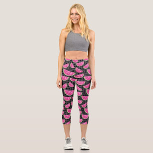 Watermelon Capri Leggings