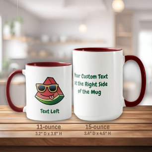 Watermelon Cartoon Mug
