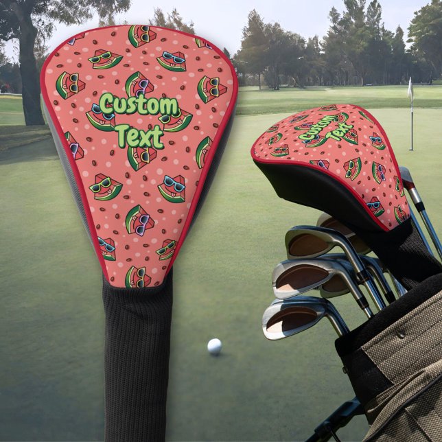 Watermelon Cartoon Pattern Golf Head Cover (Creator Uploaded)