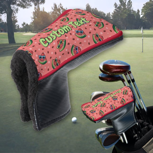 Watermelon Cartoon Pattern Golf Head Cover (Creator Uploaded)