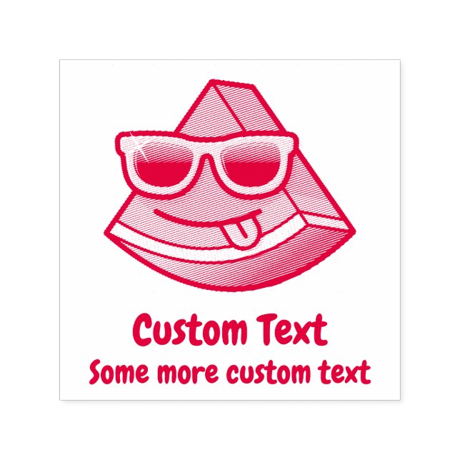 Watermelon Cartoon Self-inking Stamp (Design)