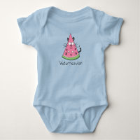 Watermelon Cat Cute Kids