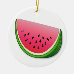 Watermelon  ceramic tree decoration