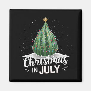 Watermelon Christmas Tree Christmas In July Summer Magnet
