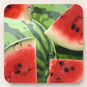 Watermelon Coasters