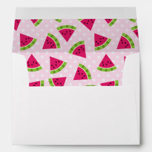 Watermelon colour envelopes