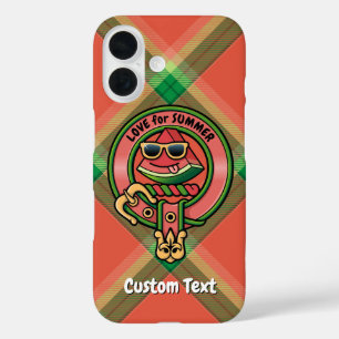 Watermelon Crest over Tartan Case-Mate iPhone Case