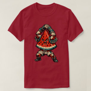 Watermelon Crusher — Vintage Retro Street Fighter T-Shirt