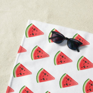 Watermelon Custom Funny Summer Fruit Beach Towel