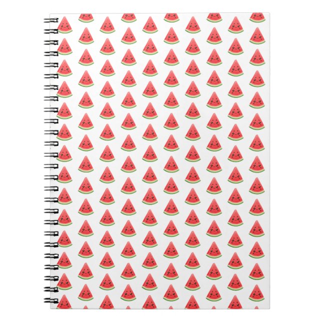 Watermelon Custom Notebook - Funny Fruits Journal (Front)