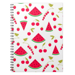 Watermelon, cut watermelon notebook