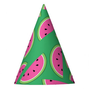 Watermelon Cute 1st Birthday Party Hats