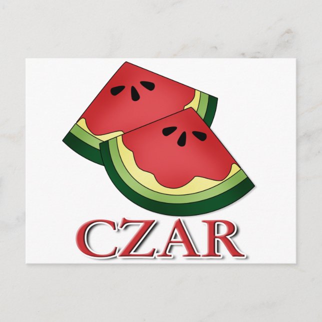 Watermelon Czar Postcard (Front)