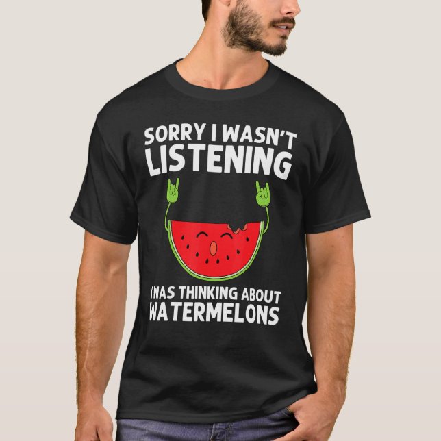 Watermelon Designs For Men Women Summer Fruit Eate T-Shirt (Front)