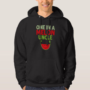 Watermelon Designs For Uncle Dad Summer Fruit Eate Hoodie