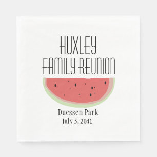 Watermelon Family Reunion Napkin