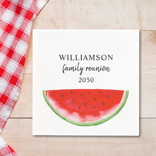 Watermelon Family Reunion Napkin (Creator Uploaded)