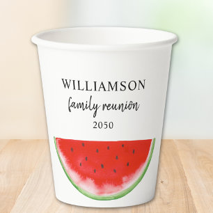 Watermelon Family Reunion Paper Cups