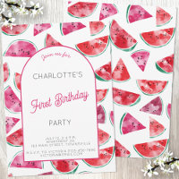 Watermelon First Birthday Party