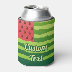 Watermelon Flag Can Cooler