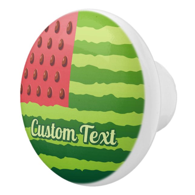 Watermelon Flag Ceramic Knob (Right)