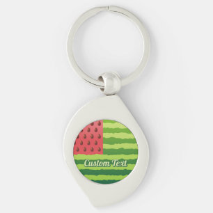 Watermelon Flag Key Ring