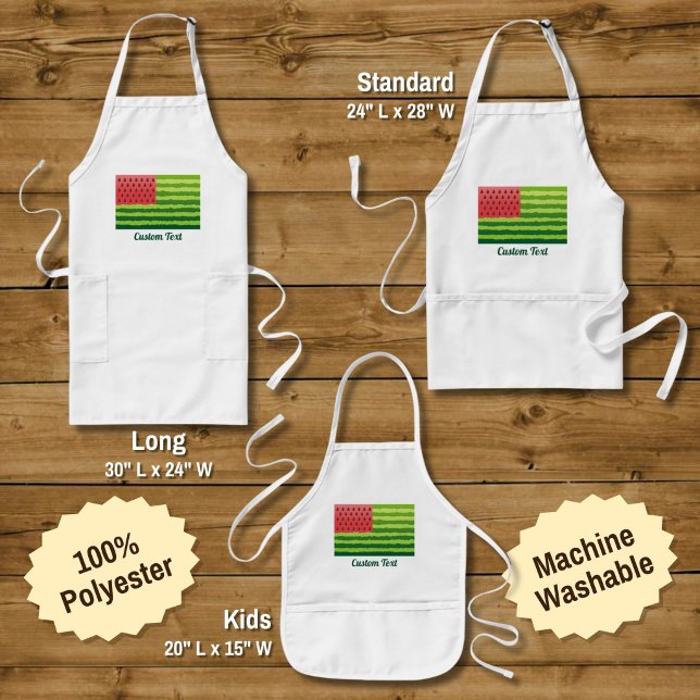 Watermelon Flag Long Apron (Creator Uploaded)