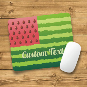 Watermelon Flag Mouse Pad