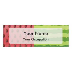 Watermelon Flag Name Tag