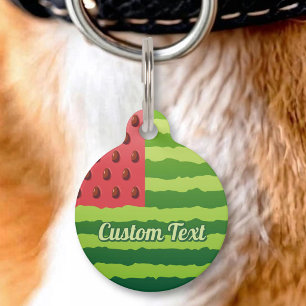 Watermelon Flag Pet ID Tag