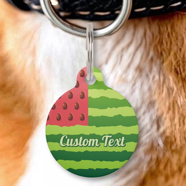 Watermelon Flag Pet ID Tag (Creator Uploaded)