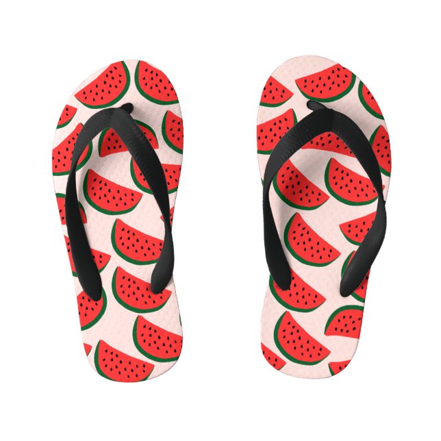 Watermelon Flip Flops (Footbed)
