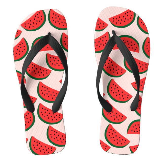 Watermelon Flip Flops (Footbed)