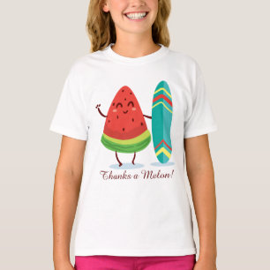 Watermelon Food Tropical Summer Vacation Cute  T-Shirt