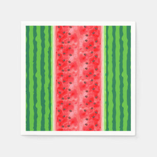Watermelon fresh summer fruit napkin