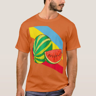 Watermelon Fruit Food Vegan Vegetarian  T-Shirt