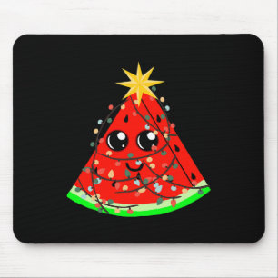 Watermelon Fruit Hawaiian Xmas Summer Christmas In Mouse Pad