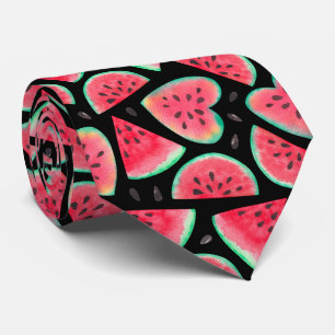Watermelon Fruit Pattern Necktie