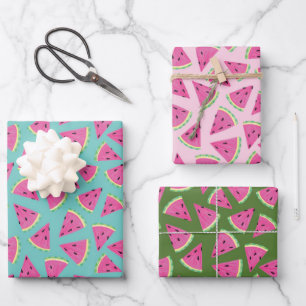 Watermelon Fruit pattern Wrapping Paper Sheet