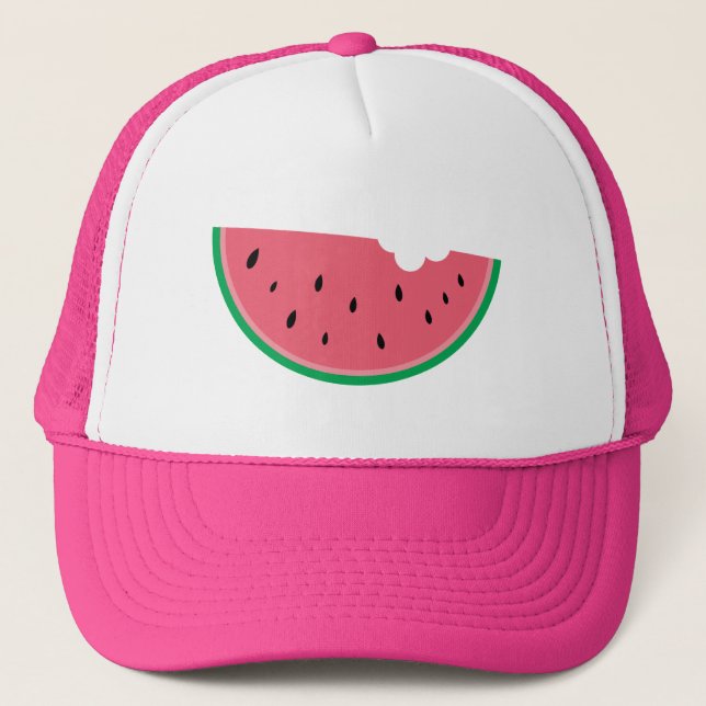 Watermelon Fruit Sweet Health Fresh Trucker Hat (Front)