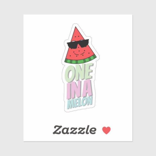 Watermelon fun food themed Sticker  (Sheet)