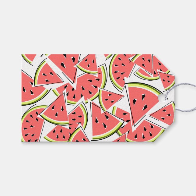 Watermelon gift tag (Front (Horizontal))