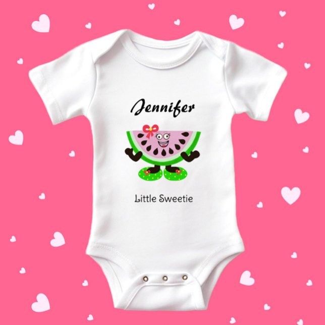 Watermelon girl  baby bodysuit (Creator Uploaded)