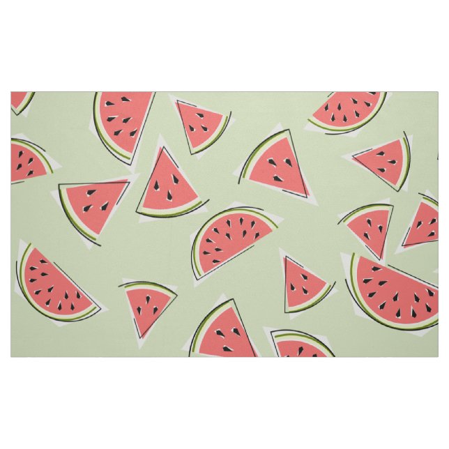 Watermelon Green Multi large Fabric (Fat Quarter)