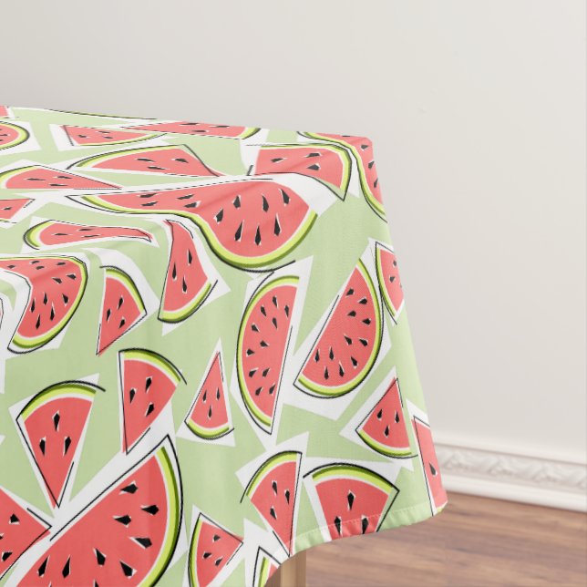 Watermelon Green Multi tablecloth (In Situ)