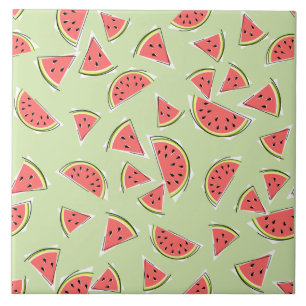 Watermelon Green Multi Tile