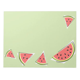 Watermelon Green Pieces Notepad