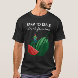 Watermelon   Grow My Own Vegetable Local Farmer   T-Shirt
