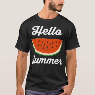Watermelon - Hello Summer - Melon - Vegetarian - F T-Shirt